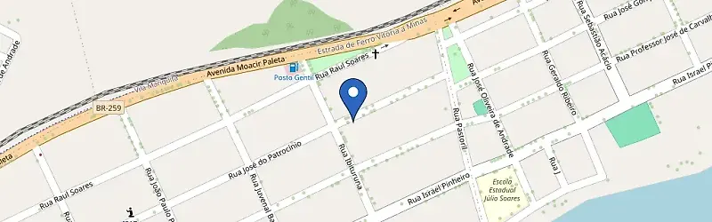 Mapa da estação Hospedagem Com Recarga