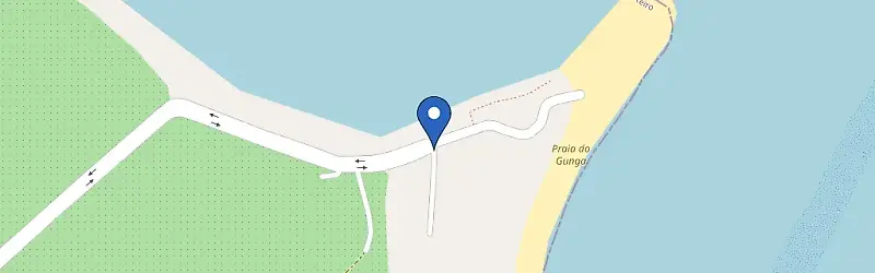 Mapa da estação Praia Do Gunga