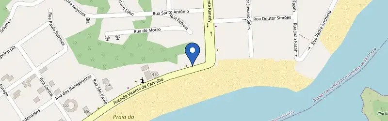 Mapa da estação Praia Dos Sonhos - Itanhaem, SP
