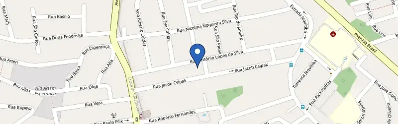 Mapa da estação Residencial