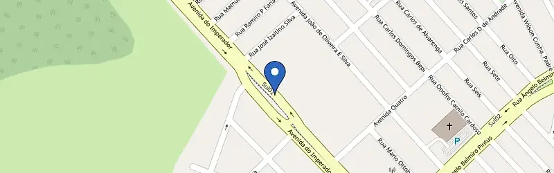 Mapa da estação Linha Verde SJC Terminal Sul