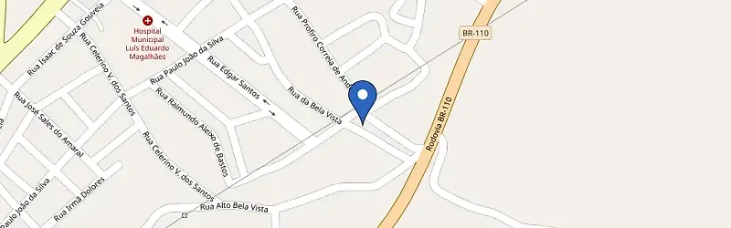 Mapa da estação Residencial
