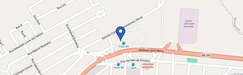 Mapa da estação Posto Ap São Luis