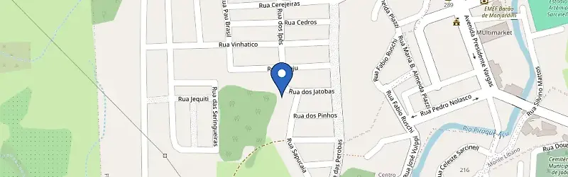 Mapa da estação Casa Particular