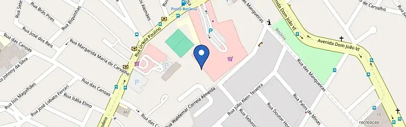 Mapa da estação Central PARK Betania