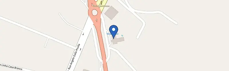 Mapa da estação Villas Hotel