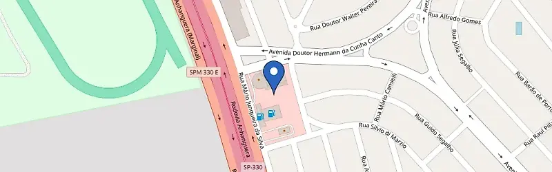 Mapa da estação Porsche Quinta Do Marquês Anhanguera