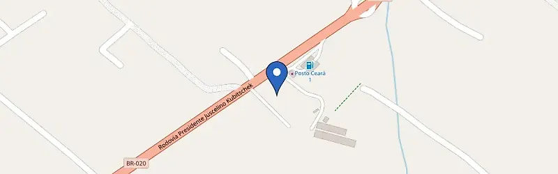 Mapa da estação Rede Ceará
