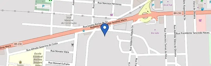 Mapa da estação Grupo Barbosa Home Center