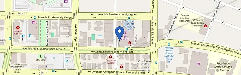 Mapa da estação Super Muffato