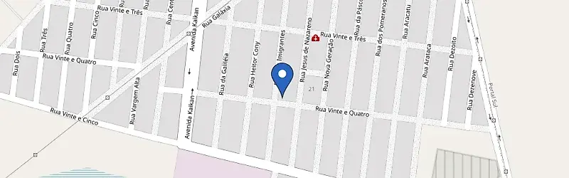 Mapa da estação Geracão Solar.TX
