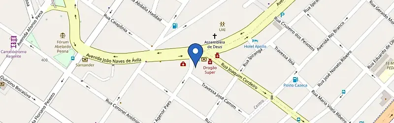 Mapa da estação Hotel Marajo