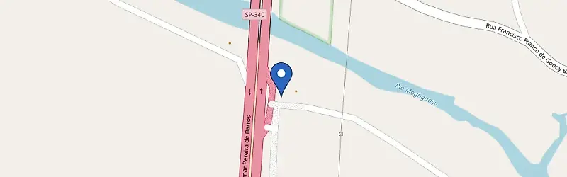 Mapa da estação Restaurante Jangada Mogi Guaçu