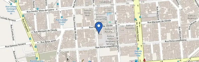 Mapa da estação Power2Go - Cond. Marquez Alto Ipiranga