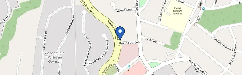 Mapa da estação Blue Trre Towers