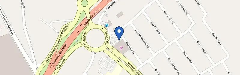 Mapa da estação Pinheirão