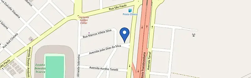 Mapa da estação Churrascaria Batistella