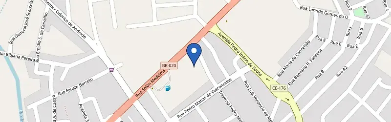 Mapa da estação Hotel Maria Bastos