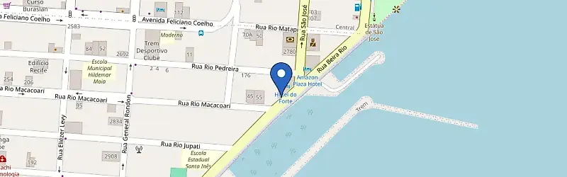 Mapa da estação Hotel Do Forte