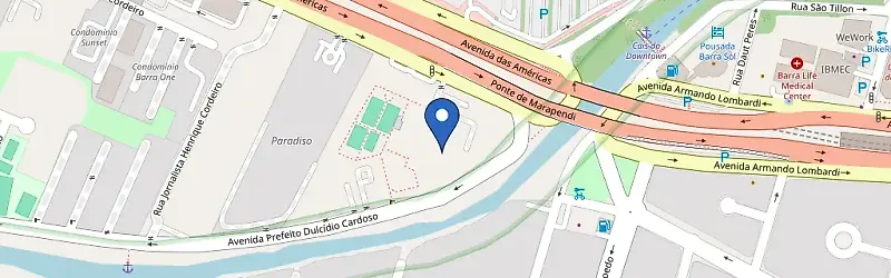 Mapa da estação Recar Portal Da Barra
