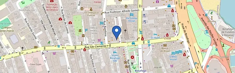 Mapa da estação ECOPOINT - Condominio Le Royale