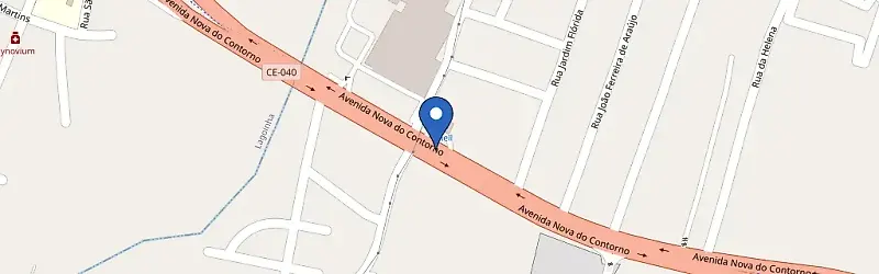 Mapa da estação BR Super Carga - Posto Primeira Capital - Aquiraz