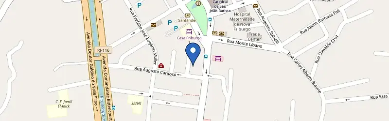 Mapa da estação Parada Certa