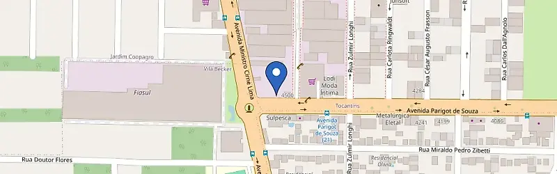 Mapa da estação Bionova • Supermercado Primato