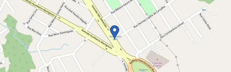 Mapa da estação Auto Posto 2001