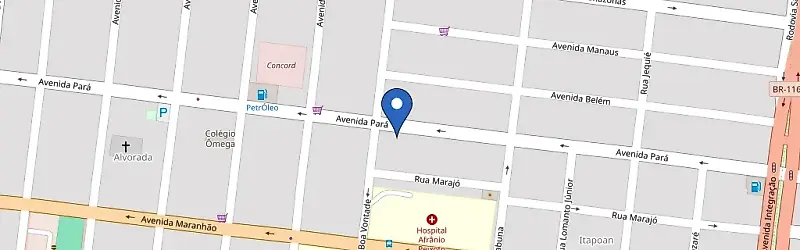 Mapa da estação Zona Sul Centro Automotivo