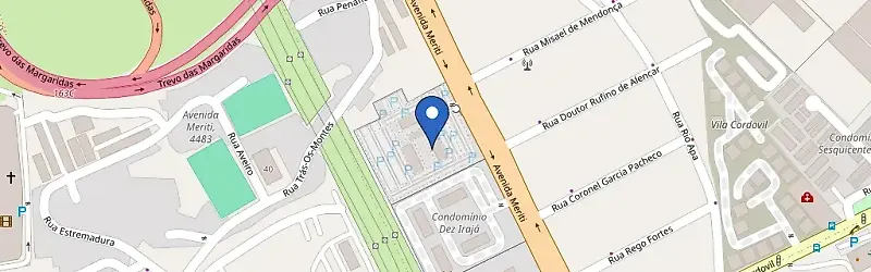 Mapa da estação Dez Vista Alegre