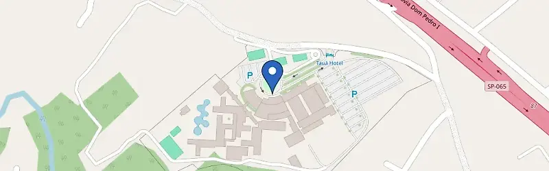 Mapa da estação Hotel Tauá Atibaia