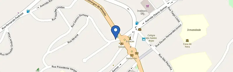 Mapa da estação Posto Guguta