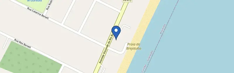 Mapa da estação Kaakupê Praia Hotel