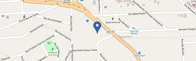 Mapa da estação Gil Pneus