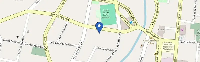 Mapa da estação Calcados Status Ltda