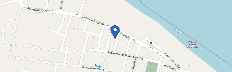 Mapa da estação Arriegua Adventure Canoa Quebrada