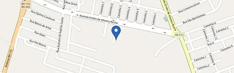 Mapa da estação Residencial