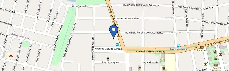 Mapa da estação Montanha Palace Hotel