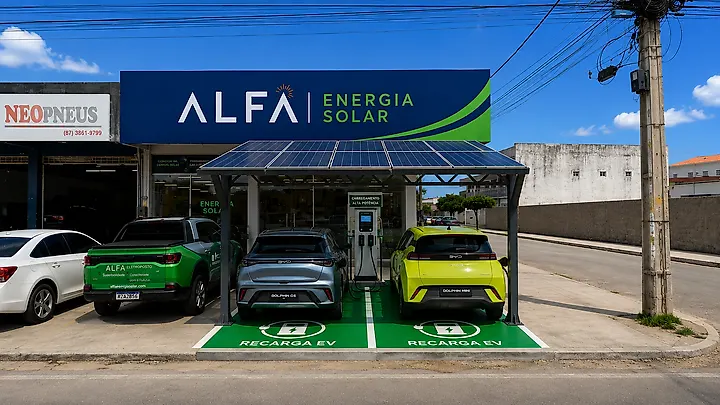 Foto 1 da estação Rota Elétrica - Alfa Energia Solar