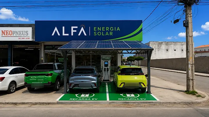 Foto 1 da estação Rota Elétrica - Alfa Energia Solar