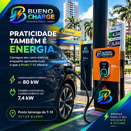 Foto 4 da estação Bueno Charge - Posto T-13