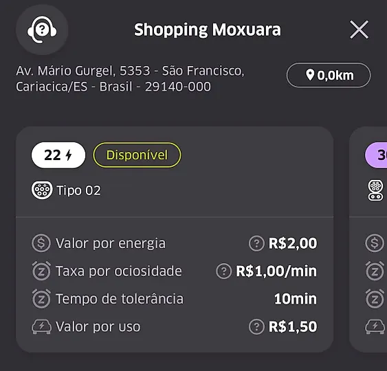 Foto 1 da estação Shopping Moxuara
