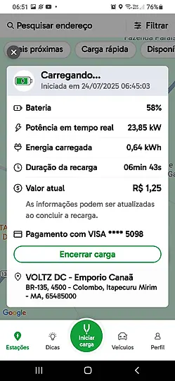 Foto 1 da estação VOLTZ - Empório Canaã