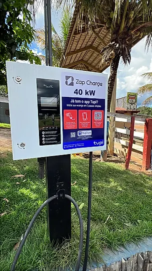 Foto 2 da estação Zap Charge - Jaraguá - Go