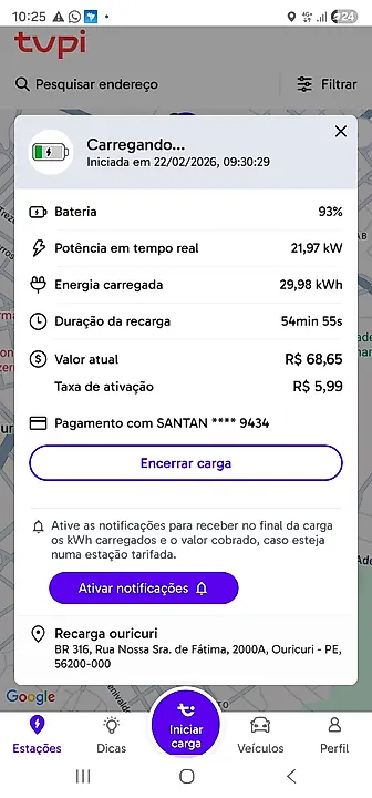 Foto 1 da estação Cariri Charge | Reciclauto Peças | Ouricuri