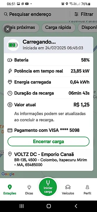 Foto 1 da estação VOLTZ - Empório Canaã